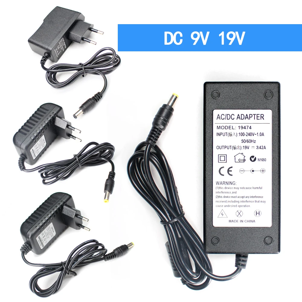 AC 220 V ZU DC 9 V 19 V Universal Adapter 9 19 V Volt 1A 2A 3A 4A 5A 3,42 A 4,74 A Netzteil Ladegerät Laptop Transformator 5,5*2,5 MM Image