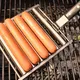 Barbecue Sausage Grilling Rack Roller BBQ Picnic Camping BBQ Hot Dog Grill Pan Home Kitchen Barbecue