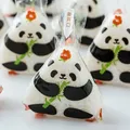 100pcs Cartoon Panda Rice Ball Packing Bag Seaweed Sushi Food Wrapper Japanese Cuisine Lunch Bento