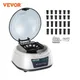 VEVOR Electric Centrifuge Machine Mini Bench-top Lab 500-5000/7000RPM Speed w/ 2 in 1 Rotor Blood