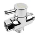 SOLID diverter 3-way diverter valve All 1/2 inch IPS shower system spare part copper chrome plating