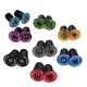 1Pair Bicycle Handle Plug Shock Absorption Handlebar End Plugs Fixie Gear Bike Handlebar Grips End