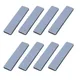 8Pc Furniture Glides Rectangle Furniture Sliders 25mm x 100mm Self Adhesive Furniture Moving Sliders