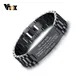 Vnox männer Freies Personalisierte Gravur Edelstahl ID Armbänder Zu Meinem Sohn Liebe pulsera