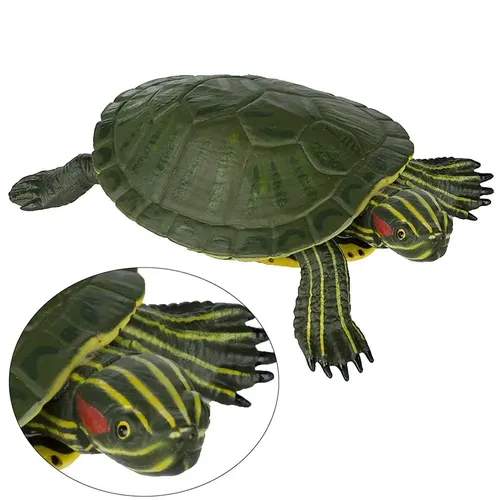 5 5 zoll Brasilianische Rot-Eared Slider Schildkröte Schildkröte Tier Spielzeug Aktion PVC Figur