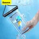 Baseus Universal Wasserdicht Telefon Fall IPX8 Wasserdicht Schwimmen Tasche Tasche Handy Abdeckung
