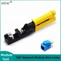 HTOC 180° Network Module Wire Cutter RJ45 Module Frame Wire Cutter Tool Termination For CAT5 CAT6