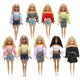 Neue 30cm 1/6 Puff ärmel Rock Shorts niedlich Set täglich tragen Accessoires Kleidung für Barbies