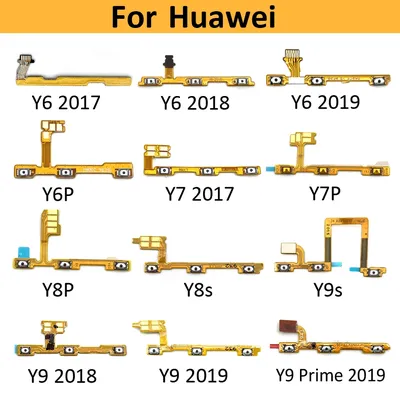 Power on/off Schalter Taste Side Key Volume Up Down Flex Kabel Für Huawei Y5 Y6 Y7 Y9 Prime 2017