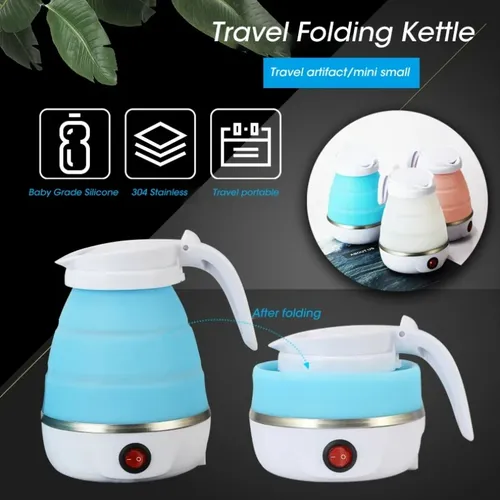 Mini Faltbare Wasserkocher Silikon Elektrische Wasserkocher Tragbare Teekanne Wasser Heizung Außen