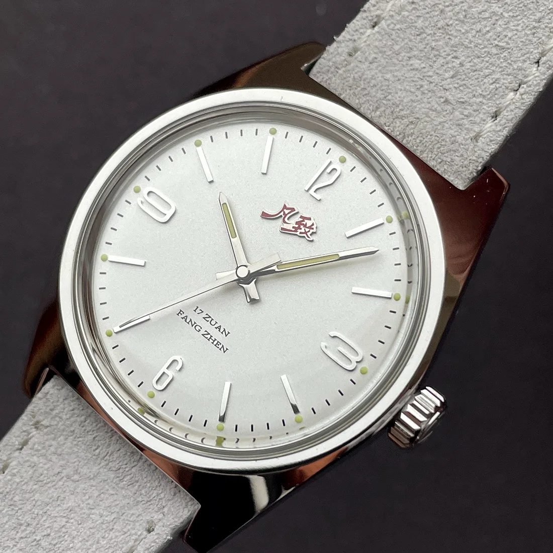 Merkur Uhr Vintage Chinesischen Stil 70S KLASSISCHE Weißes Zifferblatt Handaufzug Mechanische Uhr für Männer Relogio Masculino