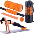 Fitness Pilates Schaum Roller Blöcke Anzug Yoga Spalte Massage Entspannen Ball Yoga Stick Für Zurück