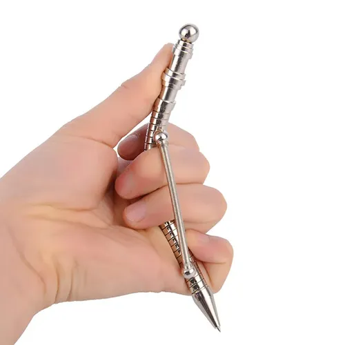 Neue Büro Spielzeug Biegen Zappeln Stift Metall Magnetische Stift stressabbau Finger Spiner