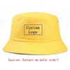 Großhandel Angepasst Logo Gedruckt Eimer Hut Für Frauen Baumwolle Männer Im Freien Sonnenschutz Hip Hop Caps Fischer Hut Gorros Bob