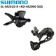 SHIMANO ALTUS SL-M2010 RD-M2000 RD-M370 9 S 9v 1X9 Geschwindigkeit MTB Bike Übertragung Shifter