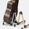 Gitarren ständer Aluminium legierung faltbar abnehmbare A-Rahmen für Gitarren Bass Ukulele tragbare Halterung