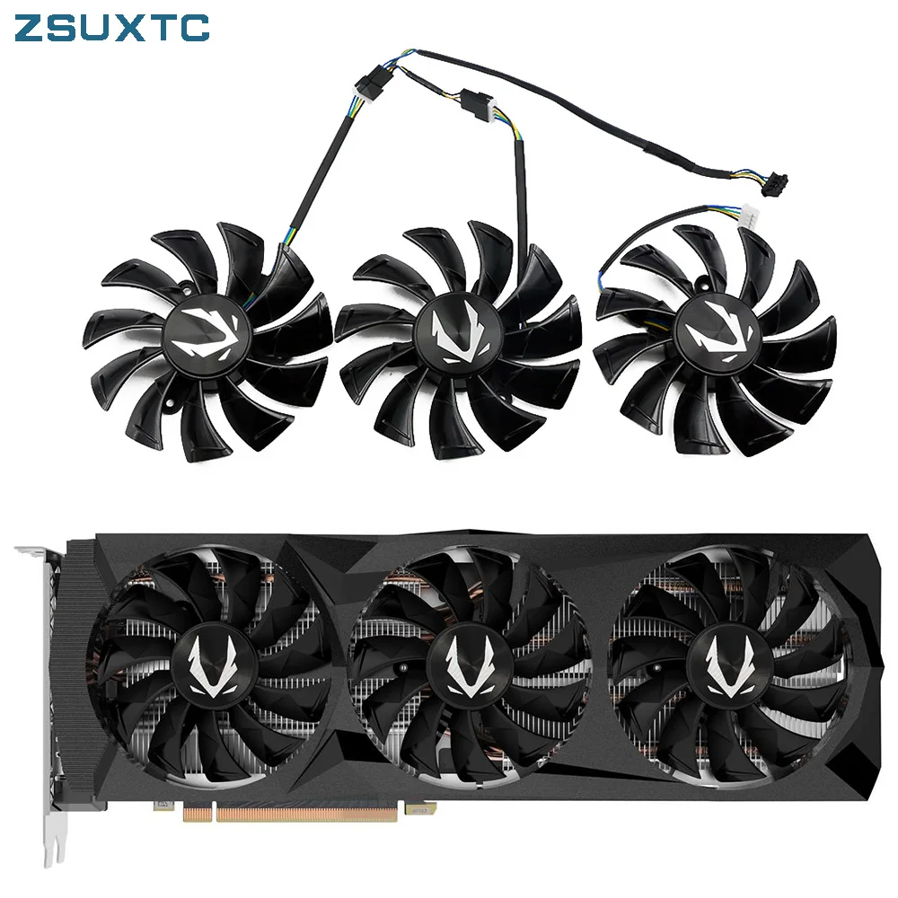 87mm ga92s2u rtx2080ti Grafikkarten lüfter für Zotac Gaming Geforce RTX 2080 2070 2080 ti amp extremer GPU-Lüfter Image