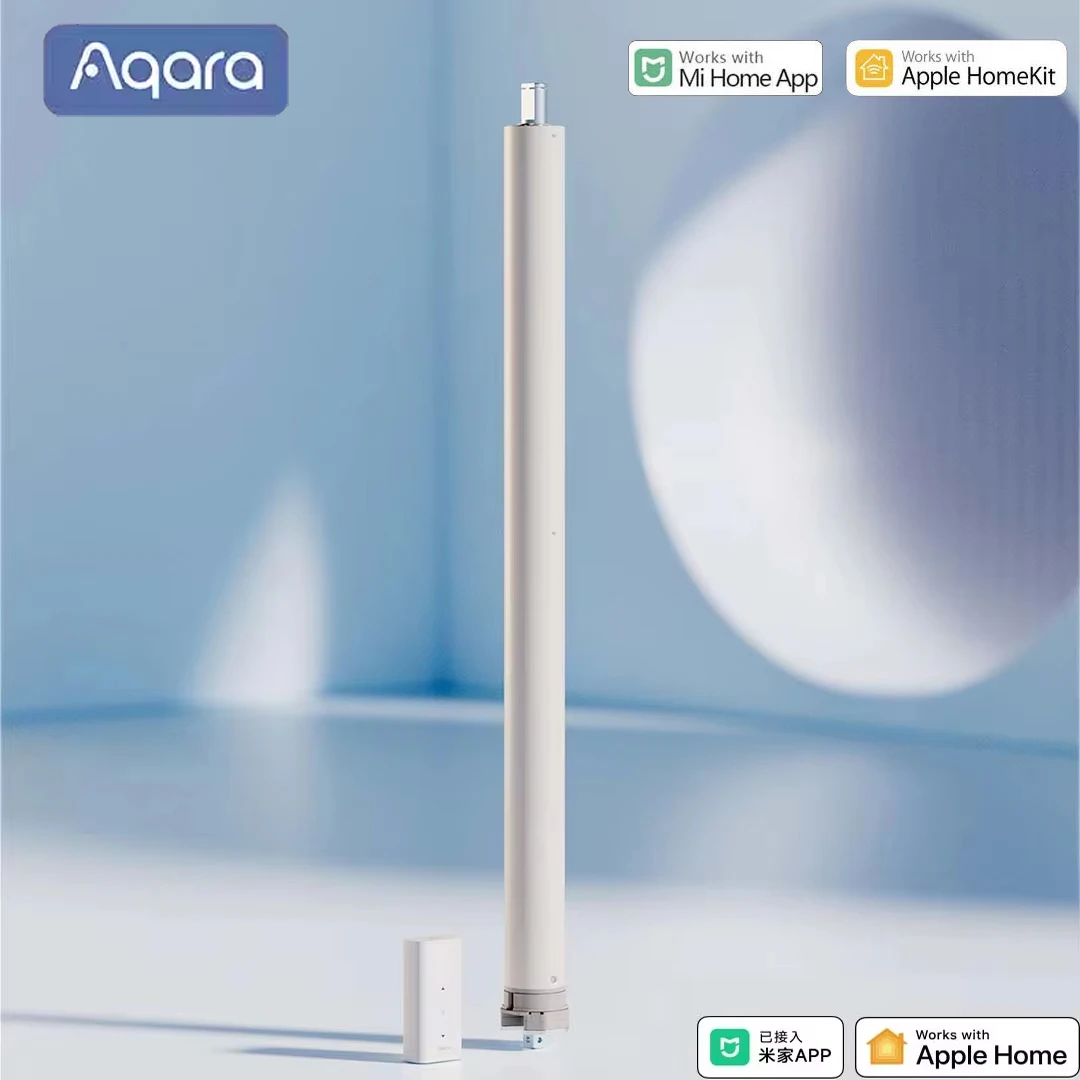 Aqara Smart Roller Motor TA Zigbee Vorhang Rollladen Motor Timing Einstellung Fernbedienung funktioniert mit HomeKit Mi Home APP Image