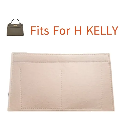 Für Kelly25/28/32 handtasche Make-Up tasche Organisieren zipper tasche einsatz basis former fühlte