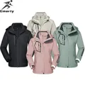 Wasserdicht Winddicht 3 in 1 Jacke Ski Snowboard Bekleidung Ski Tragen Damen Winter Warme Ski Hoodie