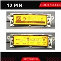 Auto Weiß Shell Monitor display USB Bluetooth Klimaanlage Gelb Farbe 12 pin Screen Für Peugeot 407