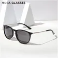 Marken designer runde Katzenauge Sonnenbrille Mann Retro-Farben männliche Sonnenbrille Spiegel klar