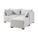 INK+IVY Molly Modular Sectional Sofa- Silver Grey