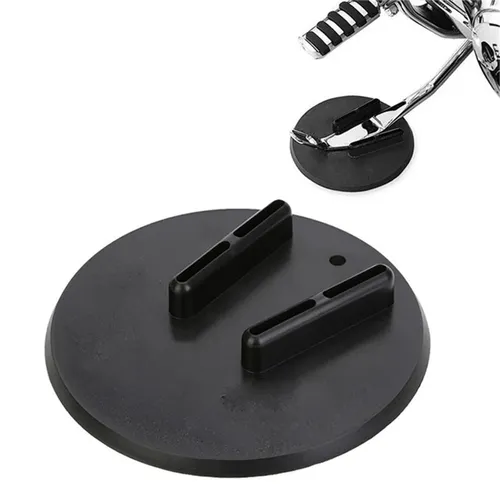 Motorrad Seite Ständer Jiffy Stehen Coaster Pad Puck 1pc Für Harley Touring Sportster Dyna
