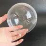 50 Stück kleine klare Luftballons Mini runde Bobo Ballon Kristall transparente Blase Luftballons für