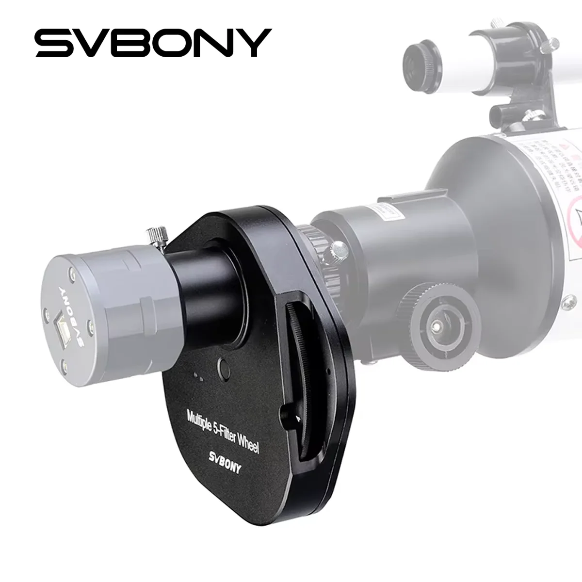 Svbony Teleskop Filter rad Voll metall 1.25 ''/2" mehrere 5-Positionen-Filter Filter rad für Astronomie Teleskop sv133 Image