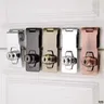 Keyed Haspe Schlösser Twist Knob Keyed Locking Haspe Vorhängeschloss Set für Schränke Sicherheit Tür
