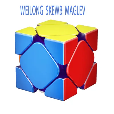 Moyu Weilong Skewb Magnetischer Magic Speed Cube Stickerless Professionelles Zappelspielzeug Moyu Maglev Skewb Cubo Magico Puzzle Image