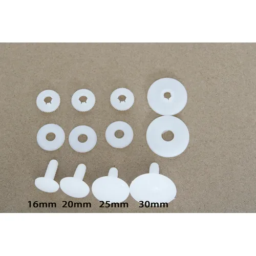 20 satz/los 16mm 20mm 25mm 30mm Spielzeug Skelett gelenk (3 Teile ein Satz) für DIY Puppe Größe