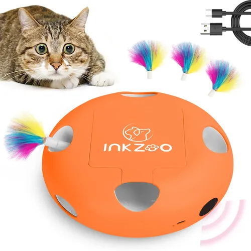Inkzoo Katzen spielzeug interaktives Katzen spielzeug für Hauskatzen intelligentes interaktives