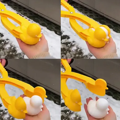 1 Pcs Schneeball Maker Kunststoff Clip Kinder Außen Sand Schnee Ball Mold Spielzeug Kampf Ente