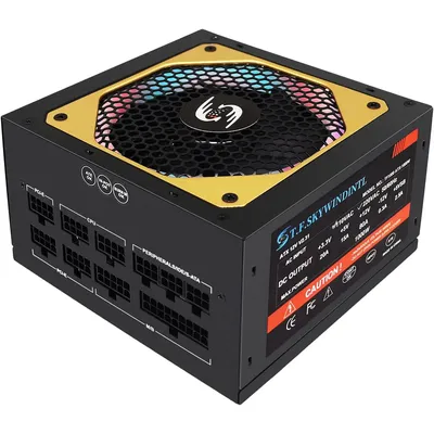 T.F.SKYWINDINTL 1000 watt PC Netzteil 1000 W Vollständig Modulare ATX Computer NETZTEIL Für ATX Desktop Gamer Stromquelle Image