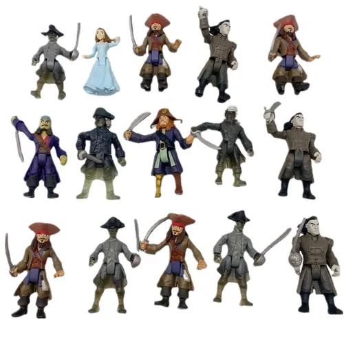 1-4pc coole Piraten figuren Set Modell Kit Plastiks pielzeug für Jungen Kinderspiel zeugs oldat