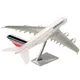 1:250 Harz Flugzeug Modell Spielzeug Airbus 30cm a380 Air France Kinderspiel zeug zum Sammeln