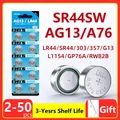 2-50 stücke lr44 Batterien ag13 Knopfzellen batterie 1 5 v sr44 lr1154 Knopf münz batterien l1154