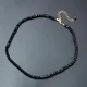 Koreanische Mode schwarze Perlen Choker Halskette für Frauen böhmische Perlen kurze weibliche