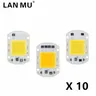 10 stücke 110V 220V LED-Chip 10W 20W 30W 50W Cob Chip keine Notwendigkeit Treiber LED-Lampe Perlen