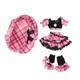 ICY DBS Blyth puppe kleidung rosa kleid Berets Plaid rock anime anzug kühlen outfits cosplay mädchen