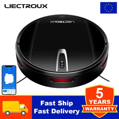 LIECTROUX V3S PRO Staubsaugerroboter, Trocken- und Nasswischkombination, Smart Mapping, WiFi App, Image