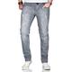 Slim-fit-Jeans ALESSANDRO SALVARINI "ASCatania" Gr. W31 L34, Länge 34, grau (as, 164, used) Herren Jeans Slim Fit