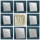 Zement wand ziegel silica gel form geometrische zement wand form gips wand ziegel silikon form