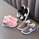2022 neueste Kinder Schuhe für Baby Mädchen und Jungen Anti-slip Weiche Gummi Unten Baby Sneaker