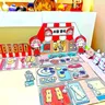 Würzige Hot Pot Aufkleber Spiele ruhiges Buch Chinakohl Snack Shop handgemachte DIY Spielzeug