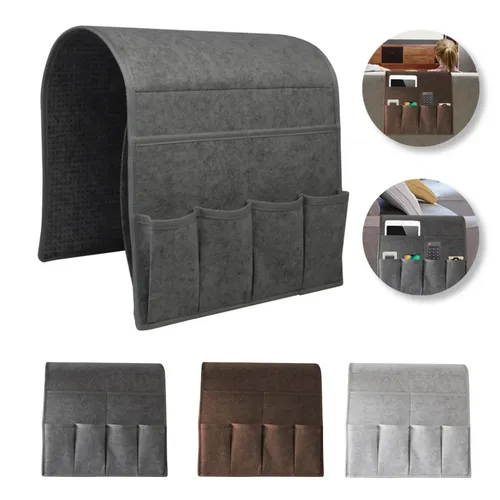 Sessel-Caddy Armlehnen-Organizer rutschfester Sofa-Sessel-Caddy mit 7 Taschen rutschfester