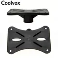 Coolvox 2Pcs Kunststoff Universal Boden Lautsprecher Stand Tablett Untere Sitz Sound Stand Montage