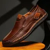 Männer Casual Schuhe Handgemachte Herren Stil Schuhe Komfortable Lace Up männer Mokassins Atmungsaktive Herren Müßiggänger Große Größe 48 turnschuhe